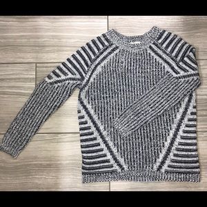 Navy & White Sweater